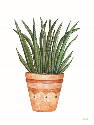 Framed Aztec Pot II Print