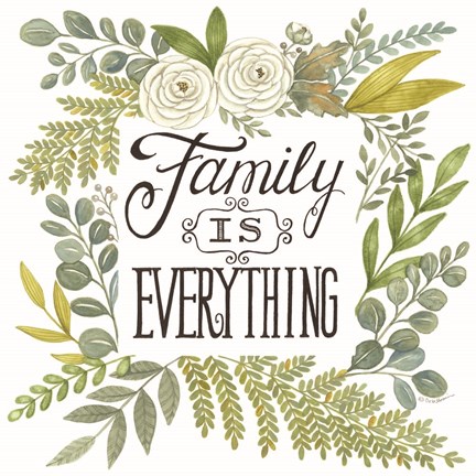 Framed Family is Everything Print