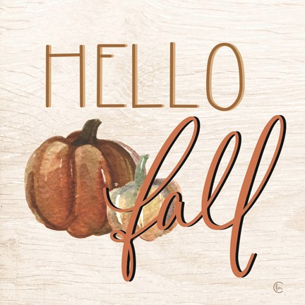Framed Hello Fall Print