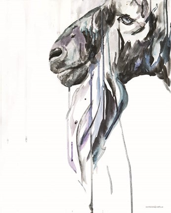 Framed Goat-Tee Print