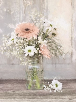 Framed Farmhouse Floral III Print