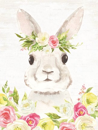 Framed Spring Bunny Print