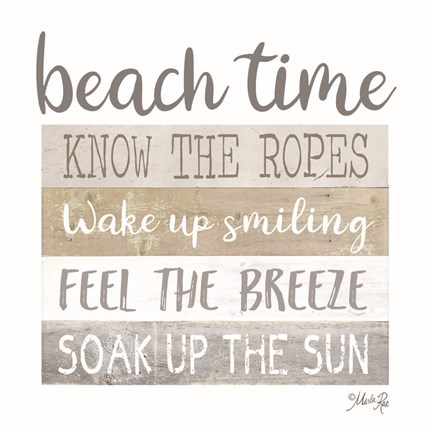 Framed Beach Time Print