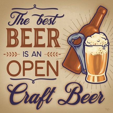 Framed Best Beer Print