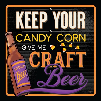 Framed Keep Your Candy Corn Print