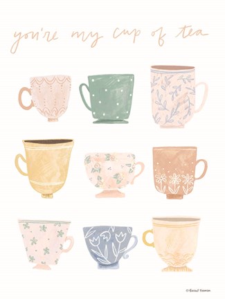 Framed You&#39;re My Cup of Tea Print