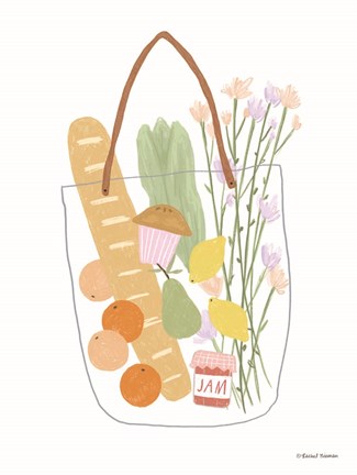 Framed Summer Shopping Print