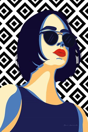 Framed Style and Attitude I Print