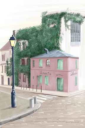 Framed Montmartre Paris Print