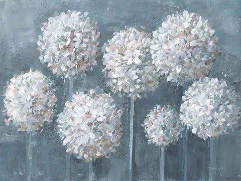 Framed Simple Agapanthus Print