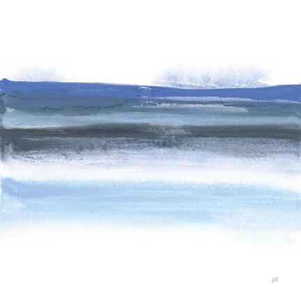 Framed Shaded Blues IV Print