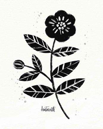 Framed Bold Blooms IV Print