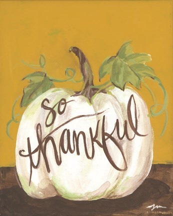 Framed So Thankful Print