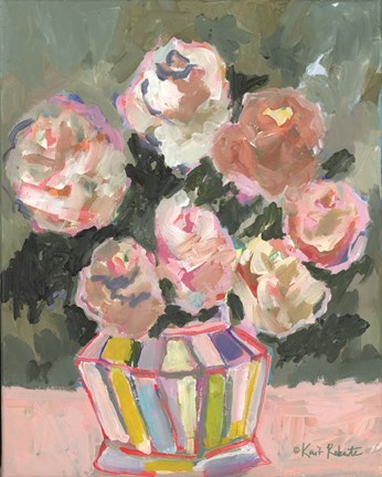 Framed Flowers for Brenda Print