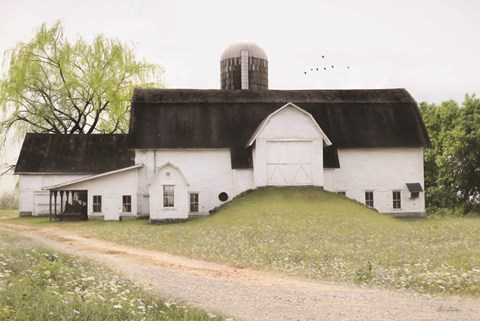 Framed Big Country Barn Print