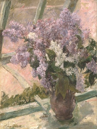 Framed Lilacs in the Light Print