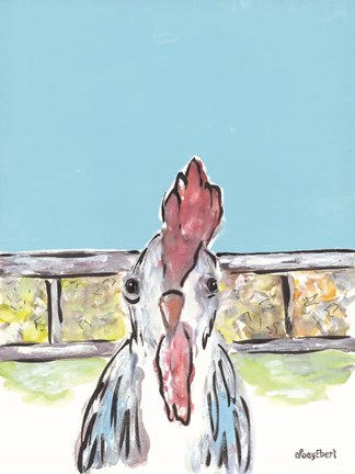 Framed Cluck Cluck Print