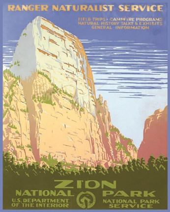 Framed Zion National Park Print