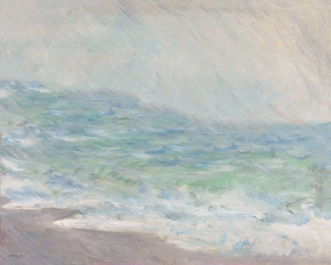 Framed Crashing Waves Print