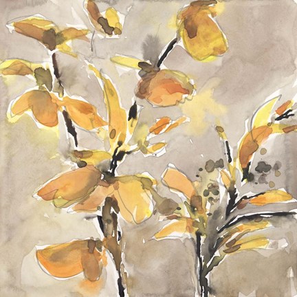 Framed Ginkgo Leaf Moment I Print