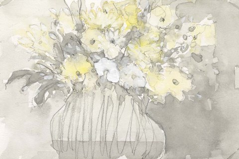 Framed Vintage Blossoms I Print