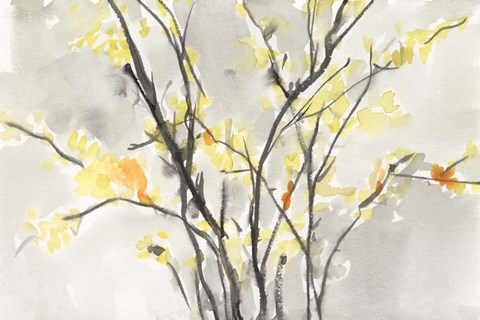 Framed Blissful Elegance II Print