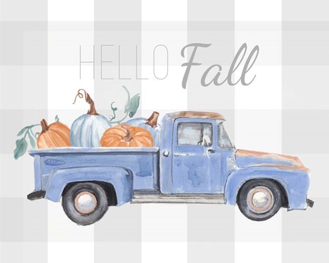 Framed Happy Harvest II Print