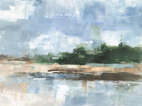 Framed Tropical Shore I Print