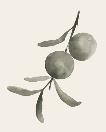 Framed Twilight Oranges IV Print