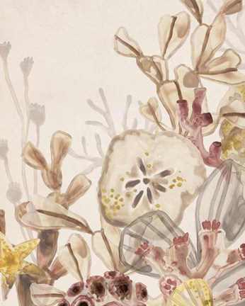 Framed Ocean Nostalgia I Print