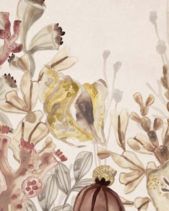 Framed Ocean Nostalgia II Print