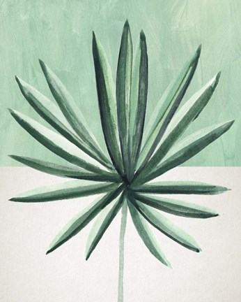 Framed Verging Palm IV Print