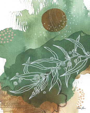 Framed Nature Abstract II Detail Print