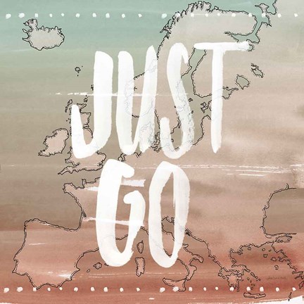 Framed World Traveler II Neutral Print