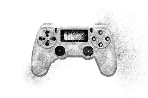 Framed Garage Gaming Print