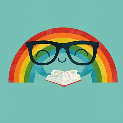 Framed Brainbow Print