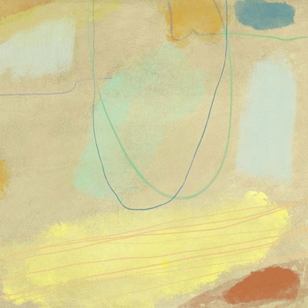 Framed Scribbles II Print