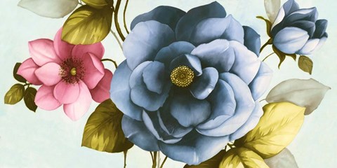 Framed Azaleas III Print