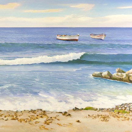 Framed Sul Mare (detail) Print