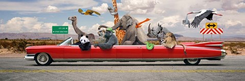 Framed Road Trip Print