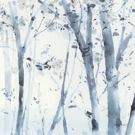 Framed Dancing Leaves X Print