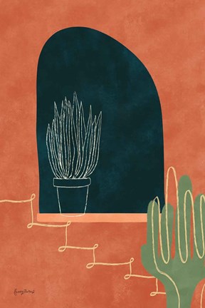 Framed Mountainous I Print