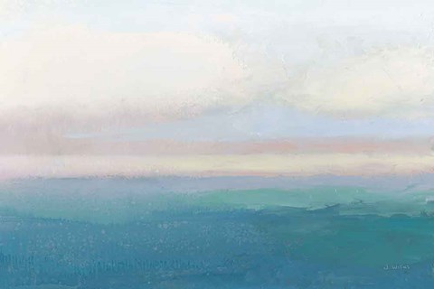 Framed Blue View Print