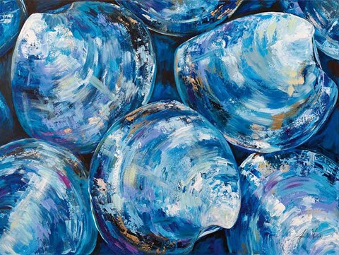 Framed Group of Quahogs Print