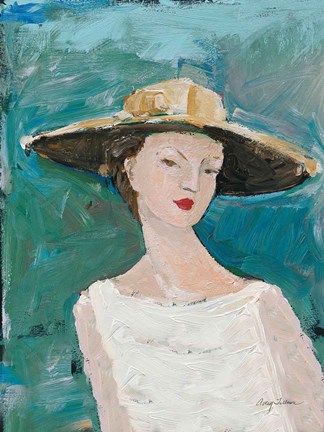 Framed Flea Market Portrait I Print