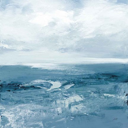 Framed Blue Waves Print