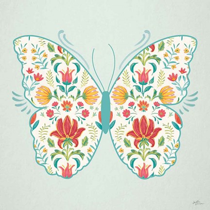 Framed Happy Thoughts VI Print