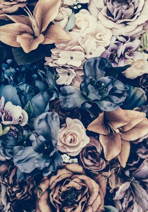 Framed Flower Cluster Print