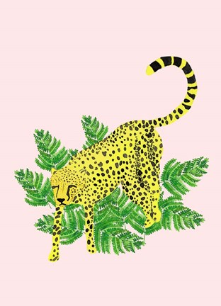 Framed Cheetah On The Lookout II Print