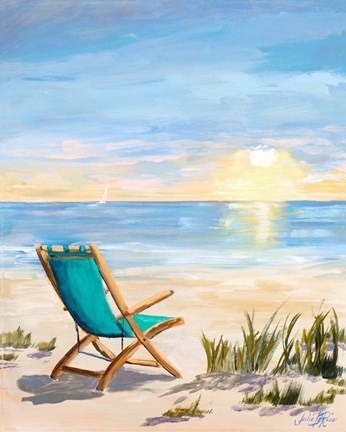 Framed Sling Back Sunset Print